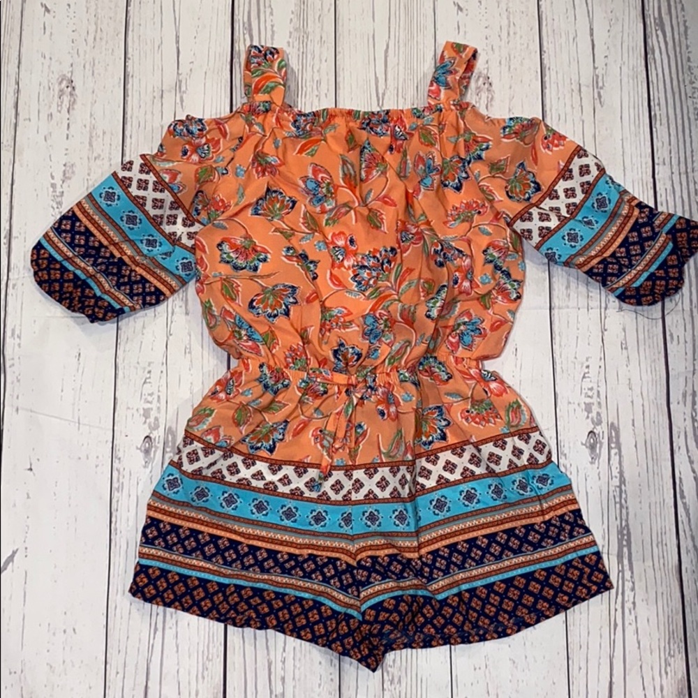 Beautiful cold shoulder romper